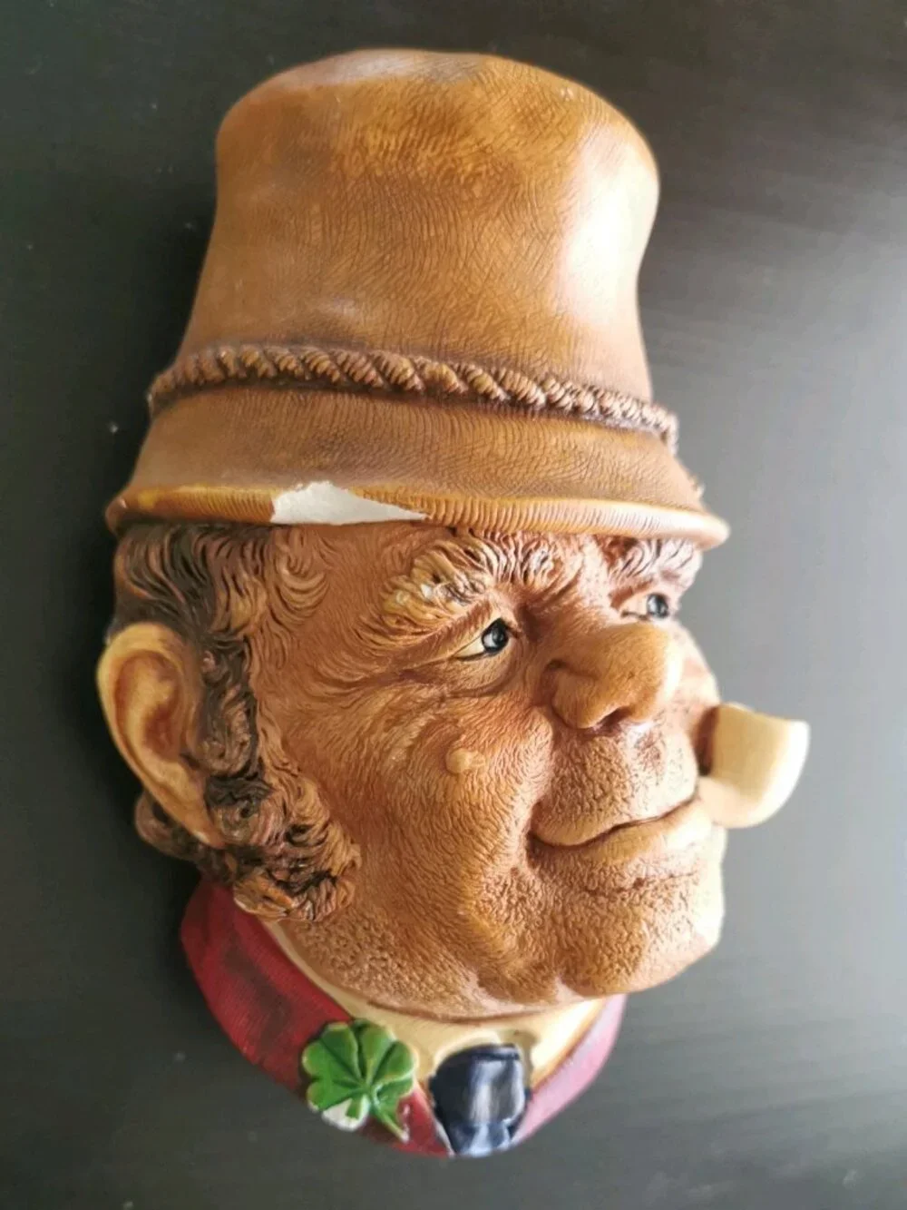 VRG 1969 Bossons‎ Chalkware Head PADDY England Made Collectible Wall Decor